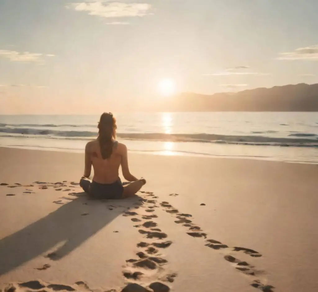 Encontre a Calma Interior: Praticando Resiliência Emocional na Praia