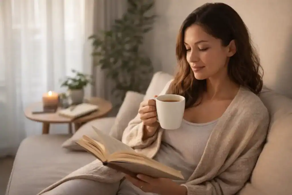 Momento de autocuidado como parte da construção de hábitos saudáveis no dia a dia