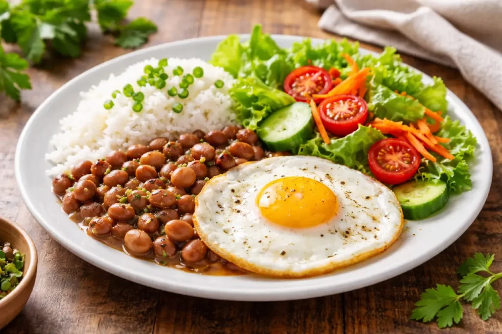 Refeições saudáveis e baratas com alimentos simples.