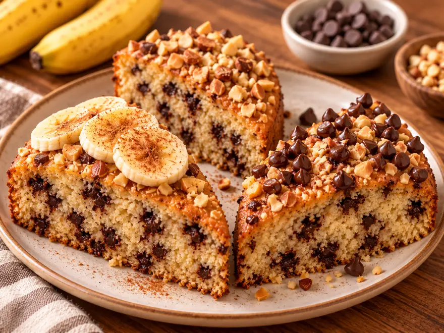 Variações saudáveis de bolo de banana